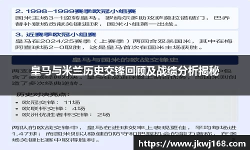 哈哈体育皇马与米兰历史交锋回顾及战绩分析揭秘